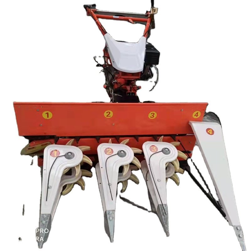 120 series 8-12hp power tiller 2 wheel tractor matched 4 rows reaper binder for rice forage harvest