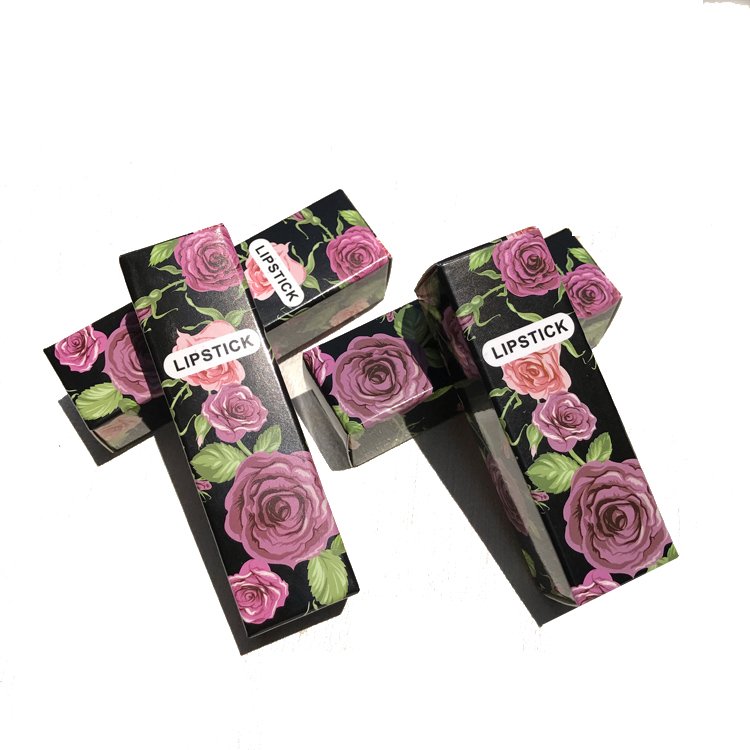 Wholesale Custom Logo Lipstick Match Box Lip Gloss Paper Box for Lip Liquid Stick Cosmetics Bottle Packaging Gift Box Paperboard