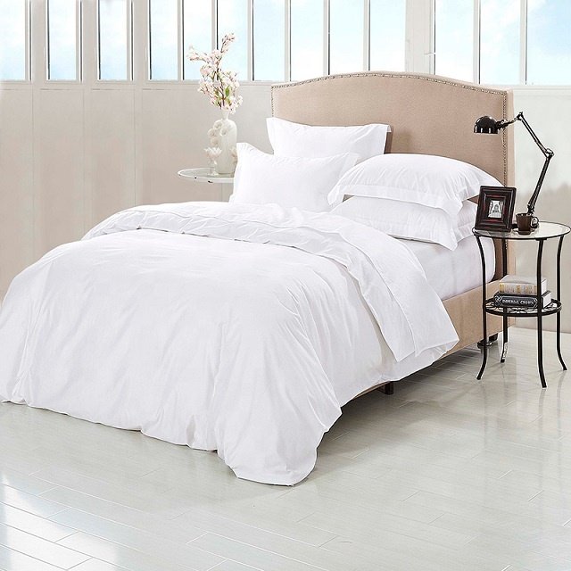 Cotton 14 Deep Pocket All Around Elastic Bedding Sheet Matching Pillow Cases King queen bed sheets Set
