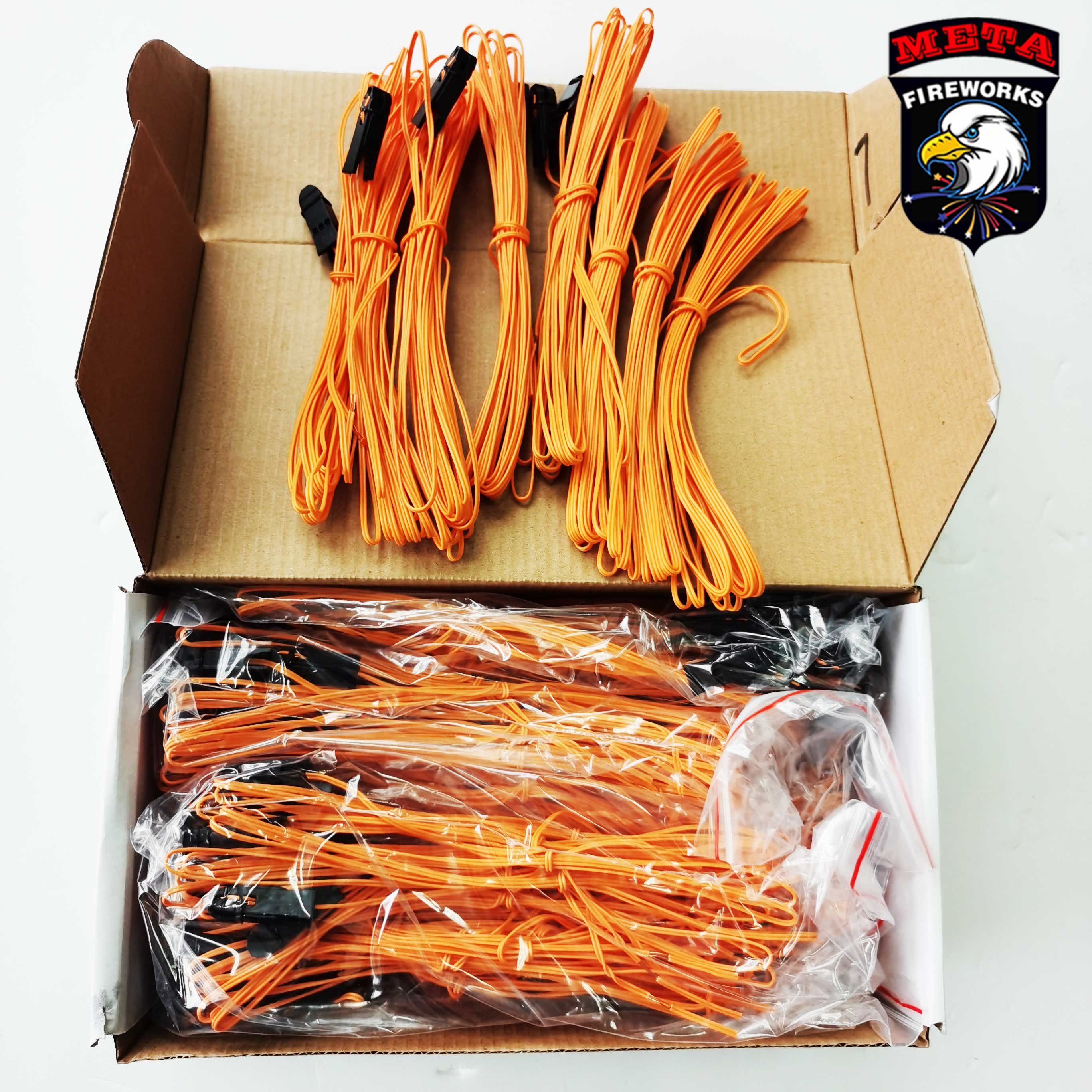 New arrival China talon display safe green fuse produced 2M fireworks electric igniter without pyrogen firework ignitor