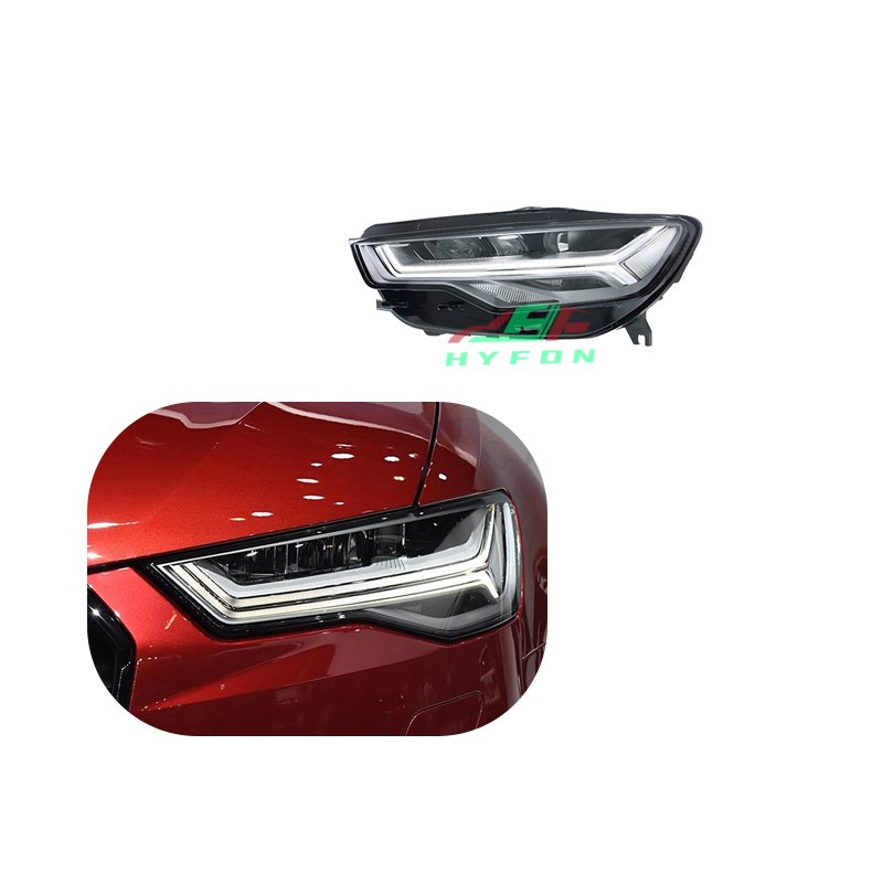 For Audi A6 C7 2012-2018 Upgrade High Match Style High Bright Full LED Headlight Daytime Running Lights Plug & Play