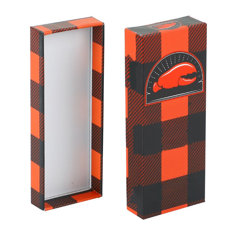 UKETA Custom Insert Child-Resistant Paper Box Wholesale Safety Button Sliding Roll Packaging Case