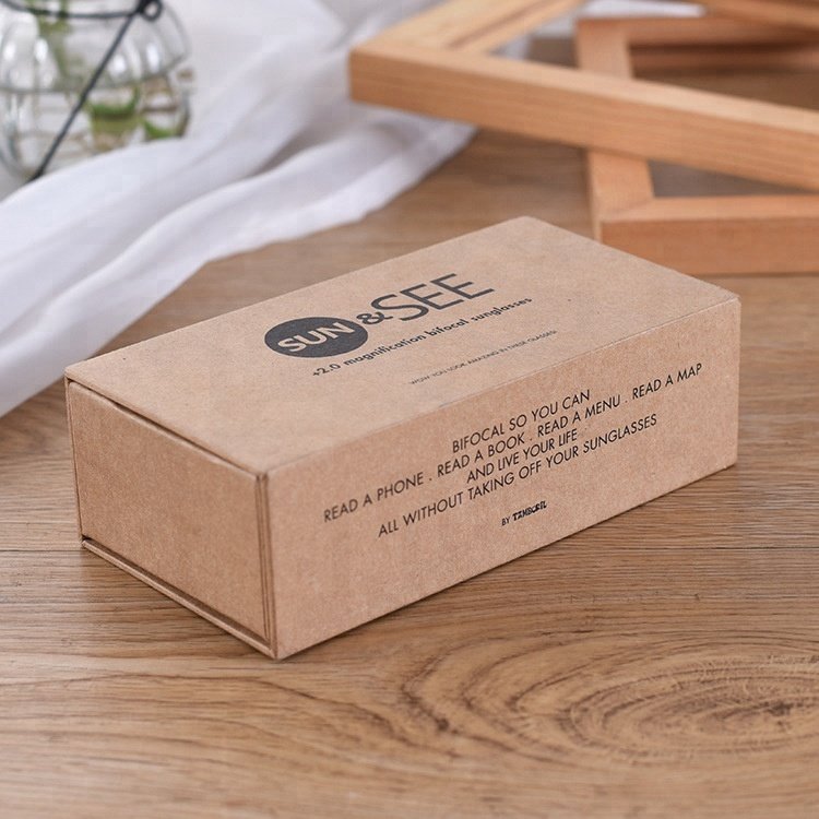 custom logo kraft drawer gift box cardboard packaging match box