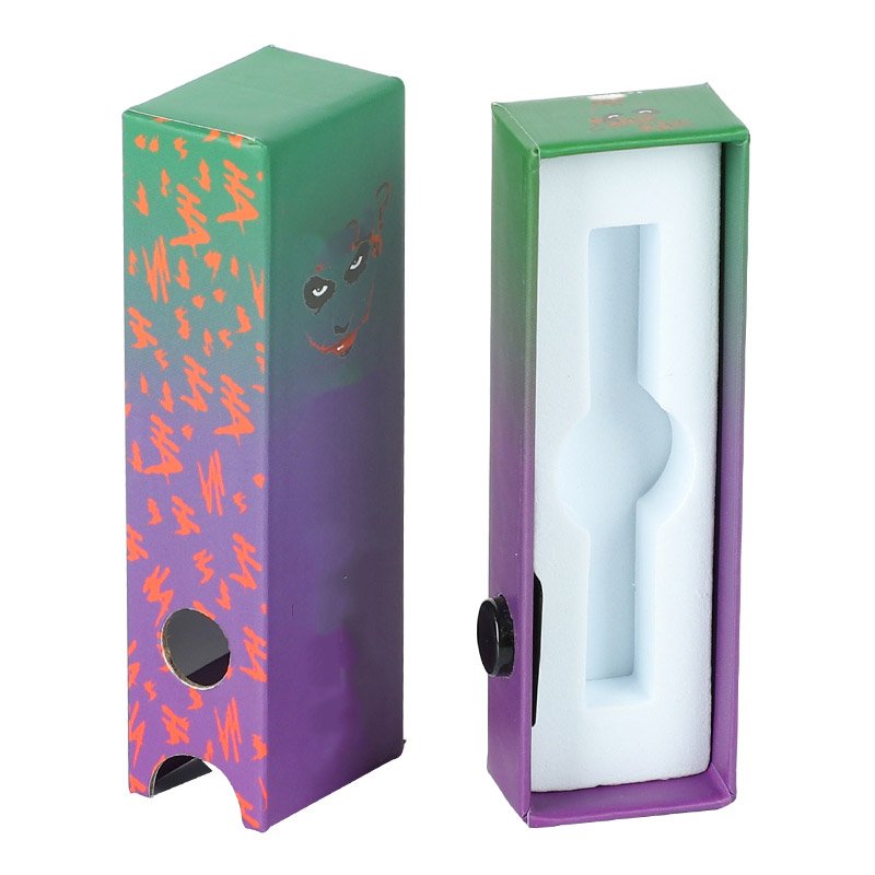 UKETA wholesale child proof safety button cigarette sliding packaging case Child resistant paper box with custom insert