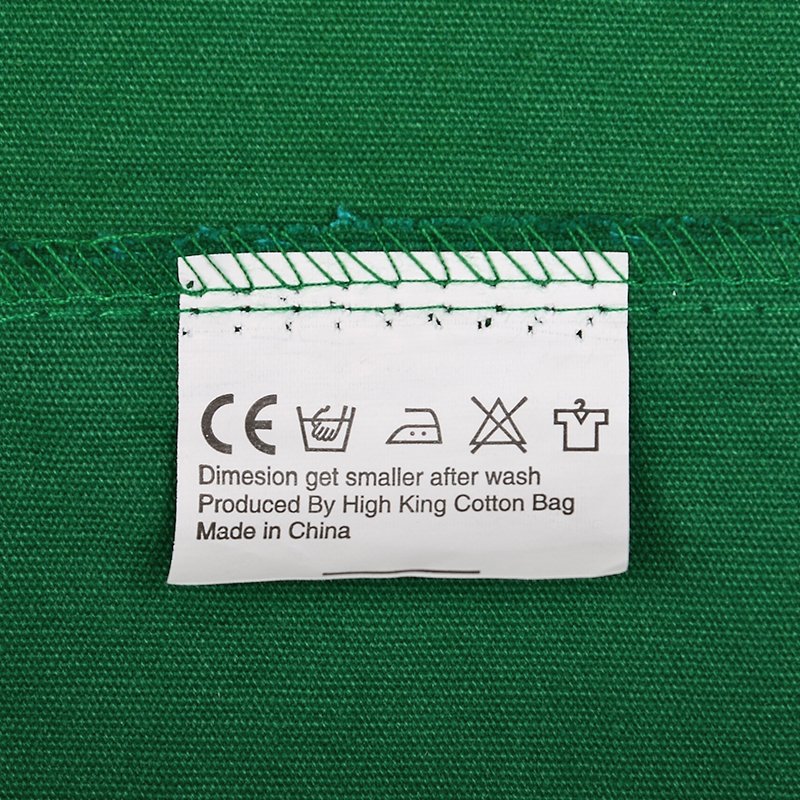 Green 100% Cotton Canvas Bag Christmas sack for Promotional Party Supplies in Stock and Ready for Mix and Match Sets