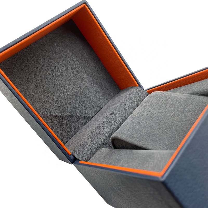 Fashional and Exquisite Two-color Matching Leather Package Box for Lady Watch Box