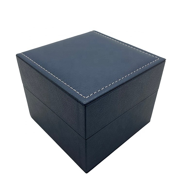 Fashional and Exquisite Two-color Matching Leather Package Box for Lady Watch Box