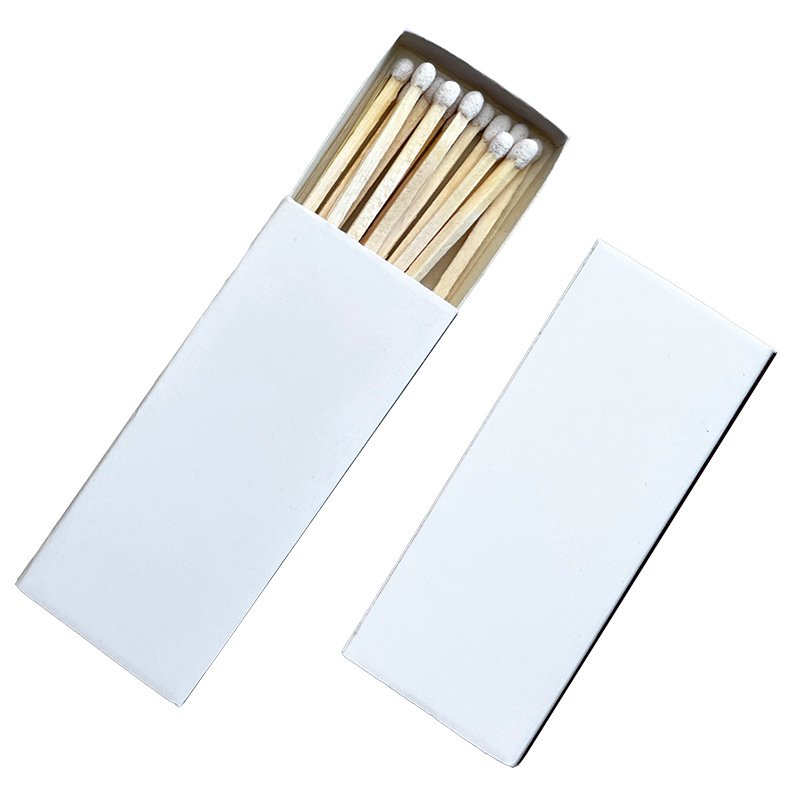 Cheap Wholesale White Box Matches With No Words 75 Mm 15 Lightweight Matches Per Box
