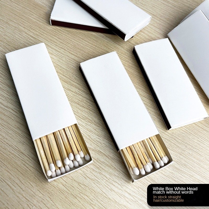 Cheap Wholesale White Box Matches With No Words 75 Mm 15 Lightweight Matches Per Box