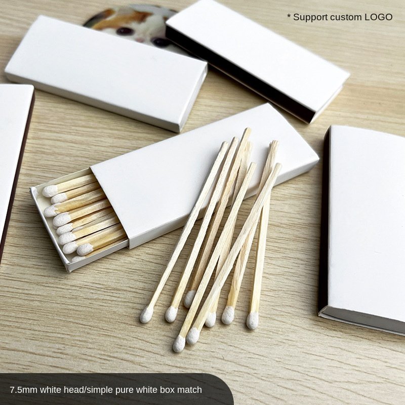 Cheap Wholesale White Box Matches With No Words 75 Mm 15 Lightweight Matches Per Box