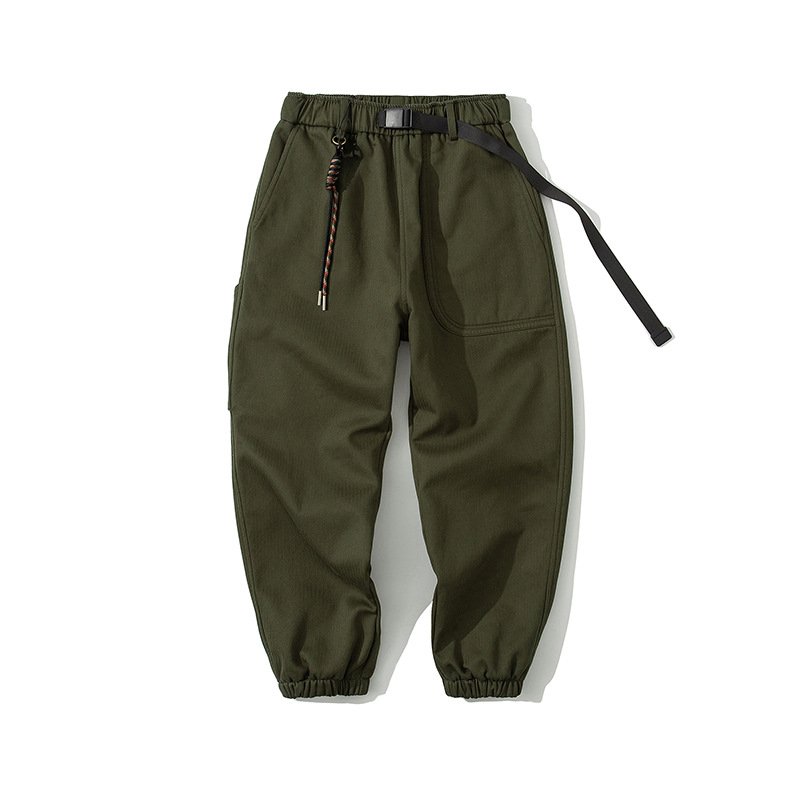 High Quality Custom Made Boy's Tapered Fit Ankle Banded Men's Cargo Pants