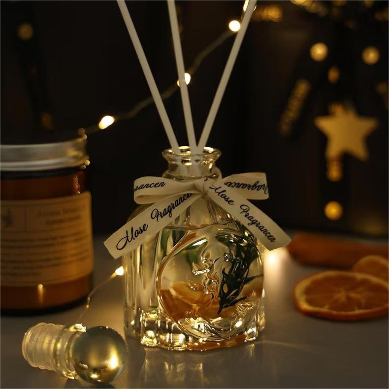 New Arrival Christmas Customized Perfume Candle Gift Box Set With Reed Diffuser