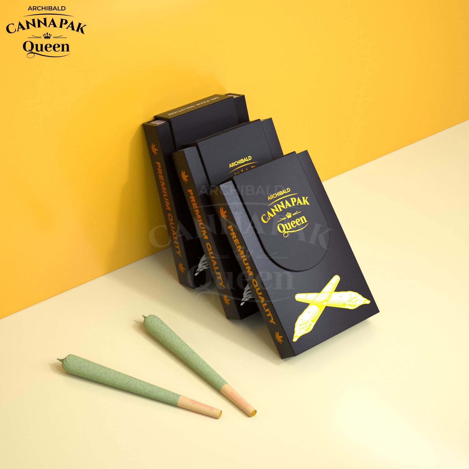 Archibald Exported Good Quality Tobacco Box Child Resistant Slide Out Cassette Tape Pre Roll Packaging Boxes With Match