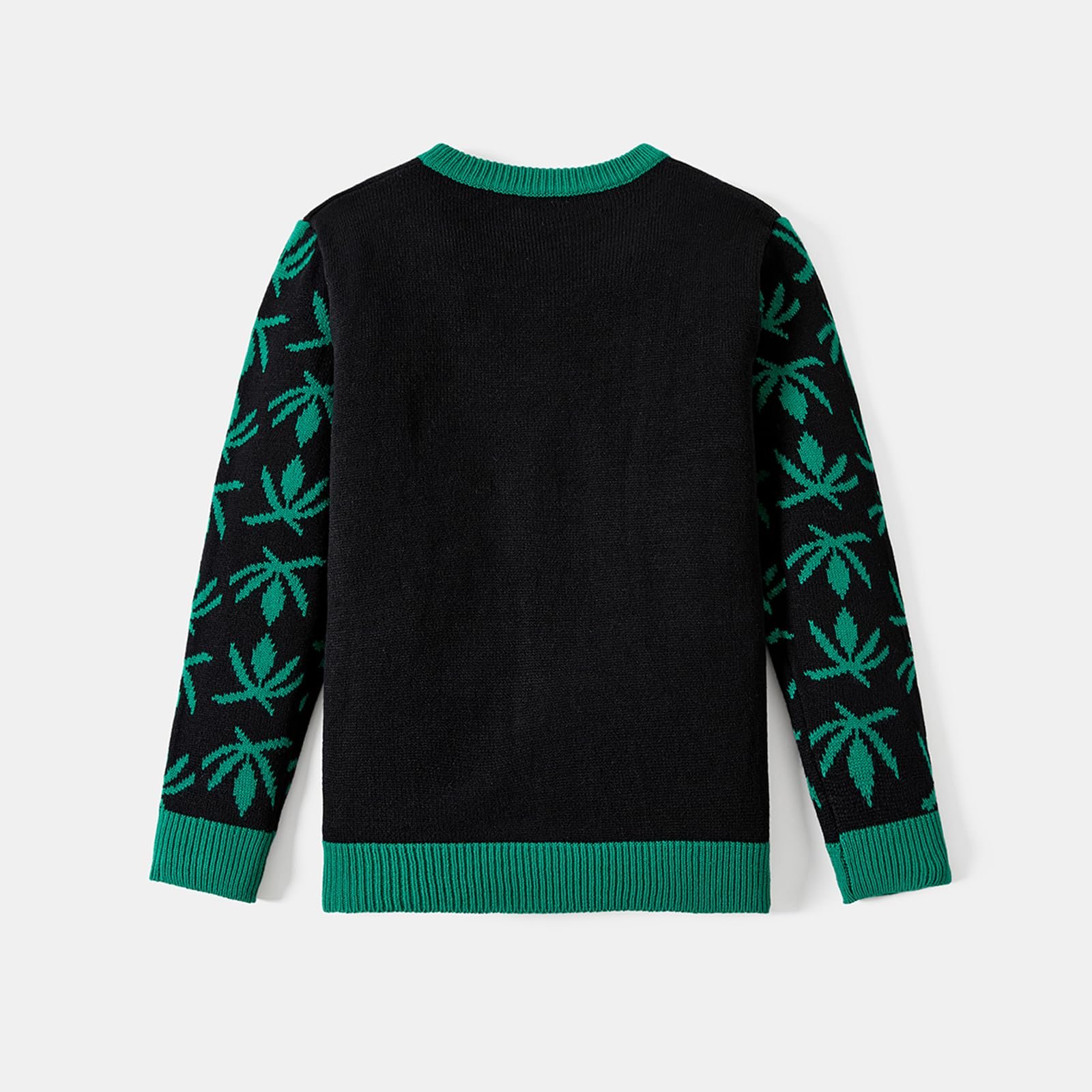 Custom Wholesale OEM/ODM Ugly Christmas Sweater Cartoon Design Crew Neck Sweaters Long Sleeve Family Matching Knitted Tops