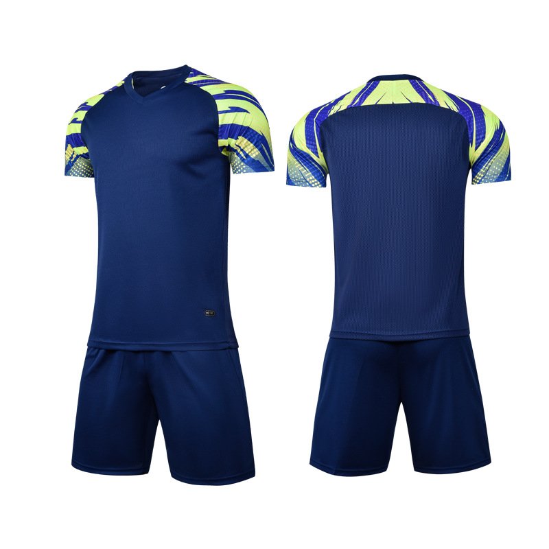New Adults Kids Soccer Jersey Set Football Match Uniforms Men Soccer Uniform Sets Custom Sports Uniforms