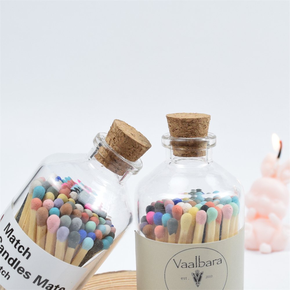 Customized Logo Printed On Bottle For Advertising Matches Restaurants Bottleed Matches Weddings Extended Long Match Bottle