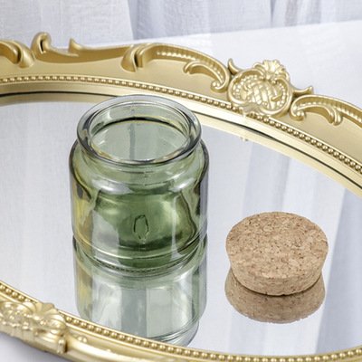 Wholesale transparent matches candle cups in bedroom aromatherapy empty bottles holiday gifts candle glass bottles