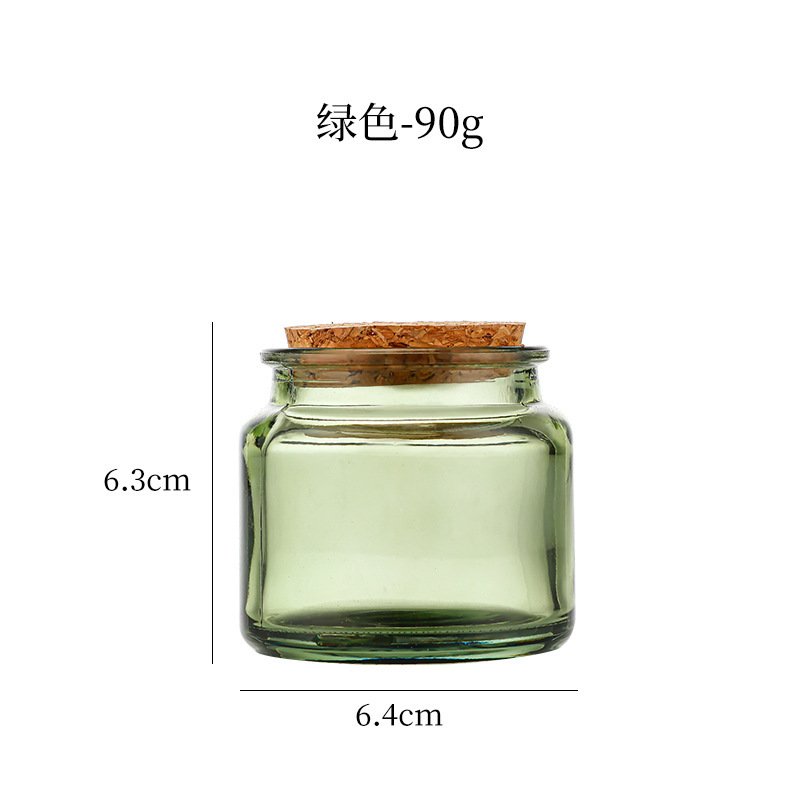 Wholesale transparent matches candle cups in bedroom aromatherapy empty bottles holiday gifts candle glass bottles