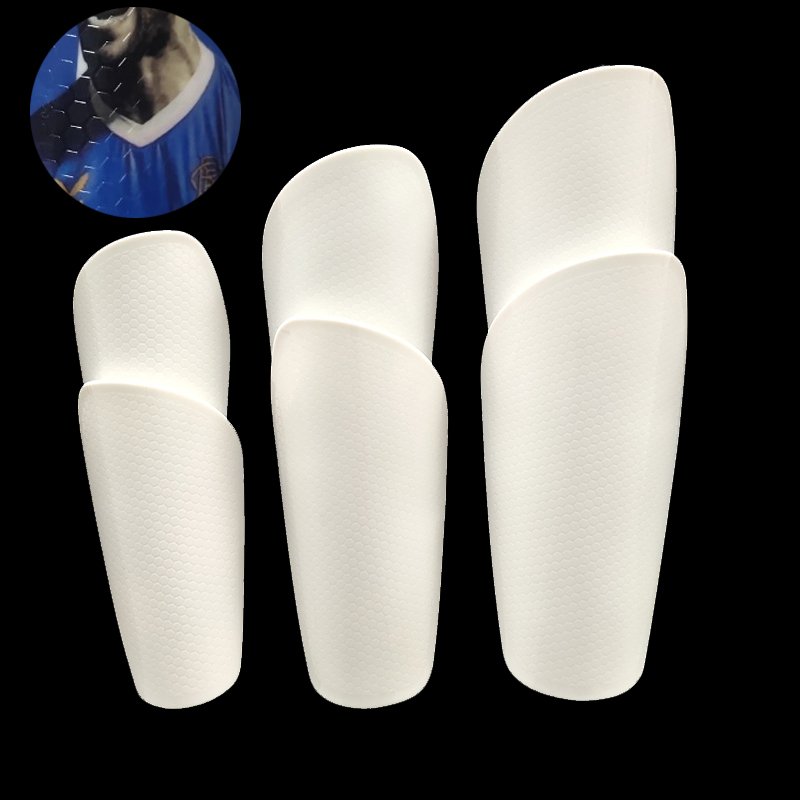 3d printed student athletic blank white shock-proof football soccer match leg protect support pad sublimate shin guards board