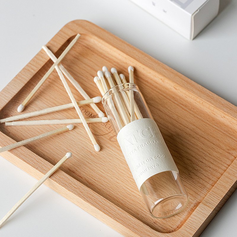 Wholesale cheap long stick matches safety wooden match in box scented candle matches