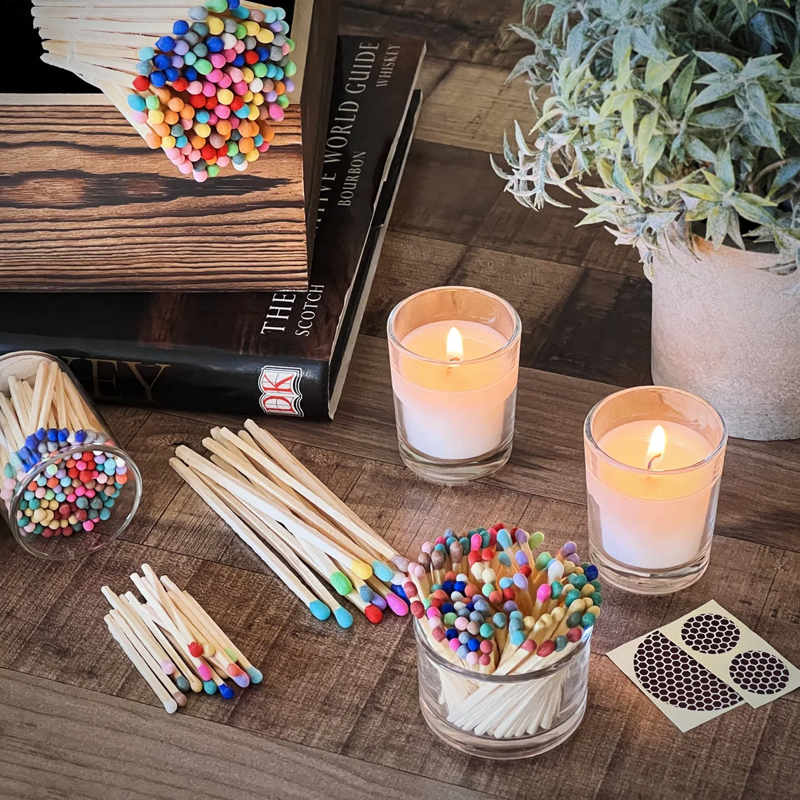 Custom Stick Hotel Colorful In Bulk Luxury Long Stick Match Factory Wholesale Price Color Match Wooden Safety Matches