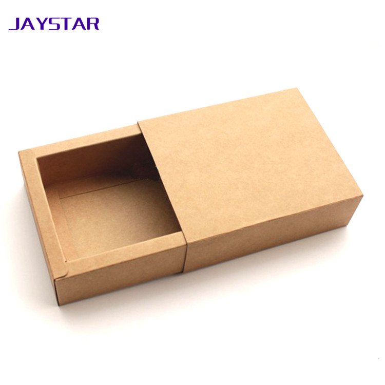 Kraft Paper Gift Box Custom Printed Drawer Slide Style Kraft Tea Bags Paper Packaging Box