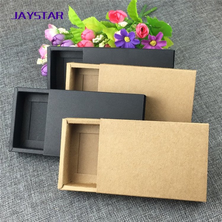 Kraft Paper Gift Box Custom Printed Drawer Slide Style Kraft Tea Bags Paper Packaging Box