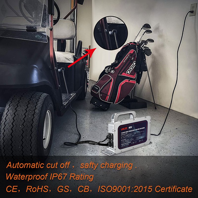 LNLEE New Design Waterproof 72V Lipo 10A 12A 15A 20A Battery Charger