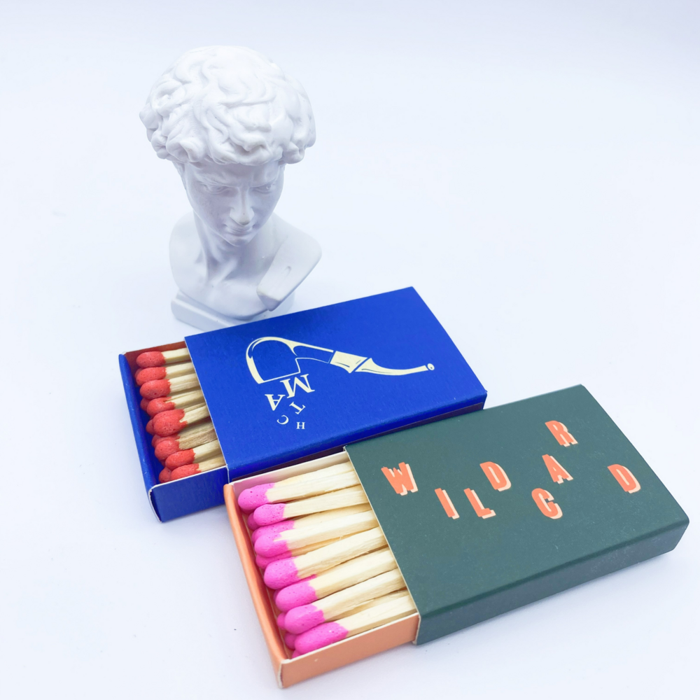 Customized Matches Boxes Professional Factory Produces Low MOQ Customized Iridescent Paper Long Matches