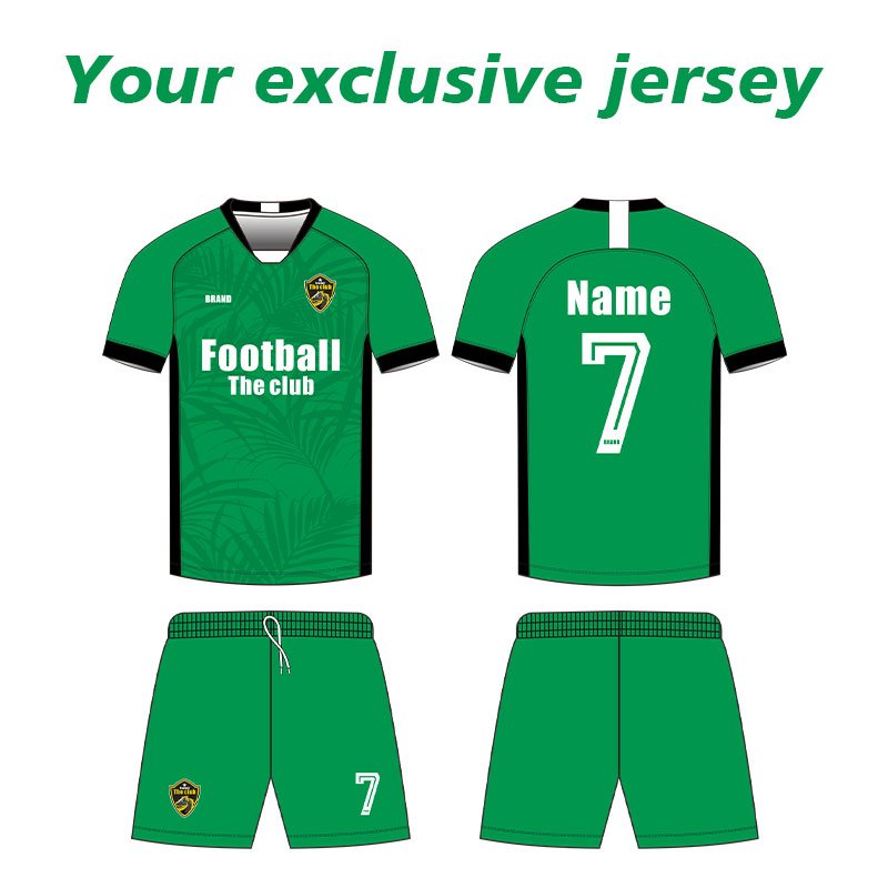 Football team club sublimation full body customized quick drying football suit set football jersey wholesale match suit