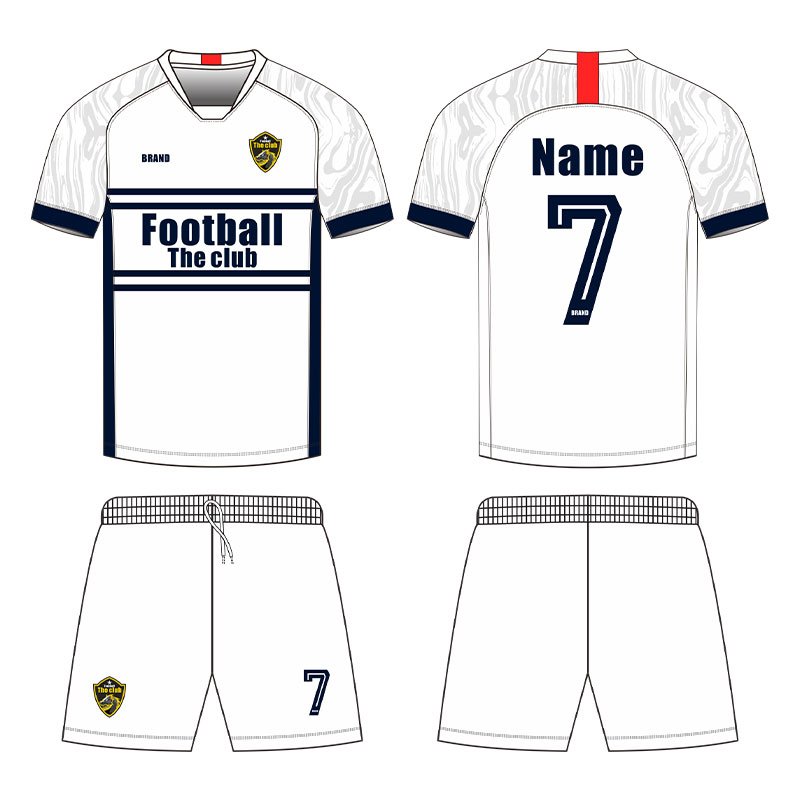 Football team club sublimation full body customized quick drying football suit set football jersey wholesale match suit