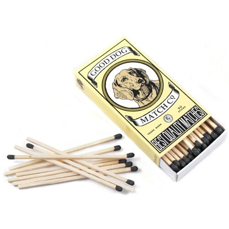 black matchsticks custom printed box matches