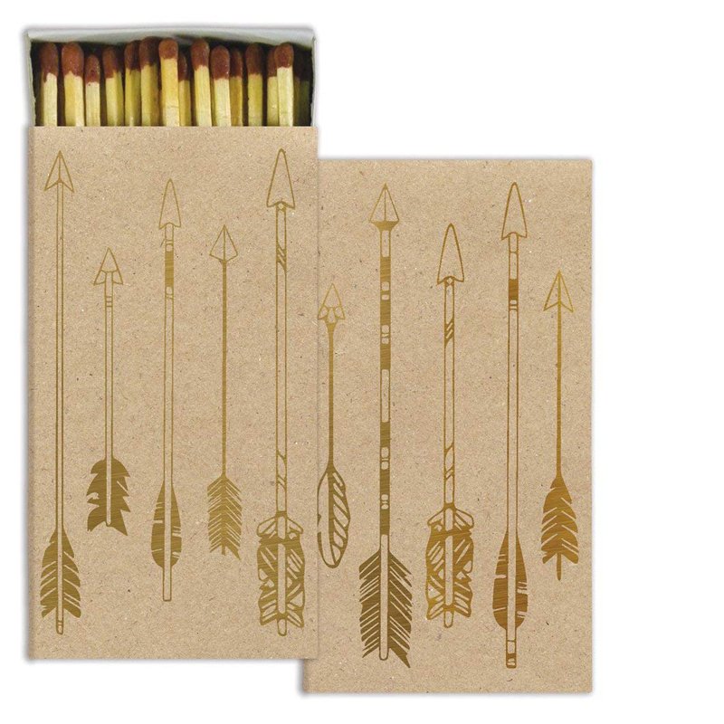 black matchsticks custom printed box matches