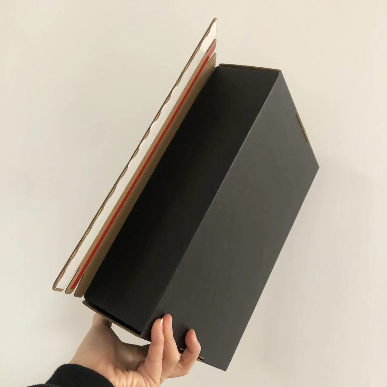 wholesale self sealing easy tearing zippers cardboard boxes clothing packaging boxes logistics corrugated shipping boxes