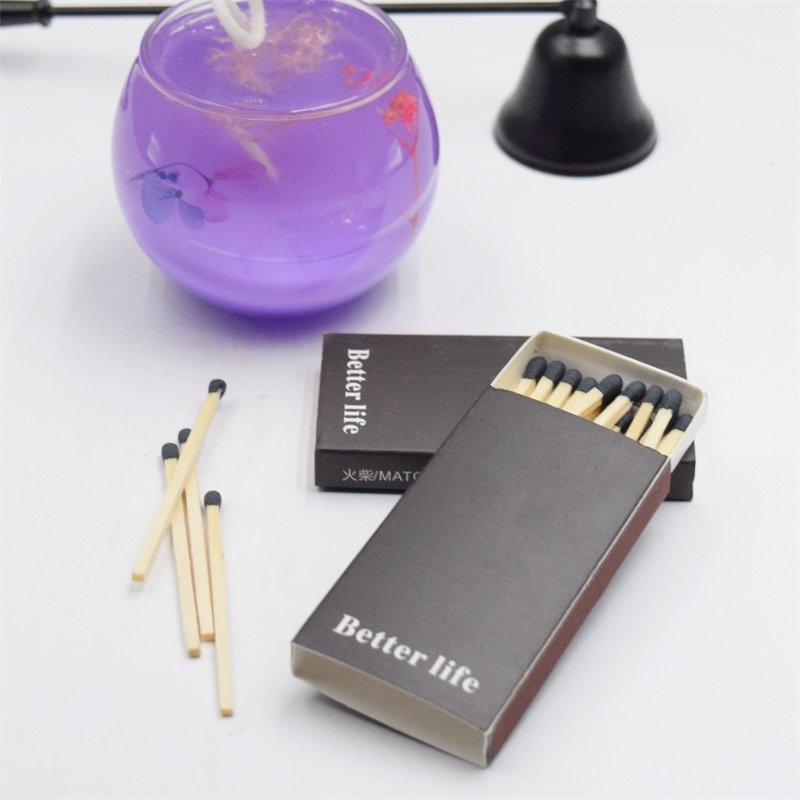 Box Matches 4 Inch Candle Matchbox Custom Fireplace Cigar Long Matches