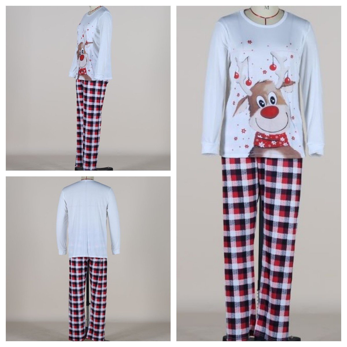 Custom Christmas Pajamas Blank Red Xmas Christmas Pyjamas Set Matching Christmas Pajamas For Family