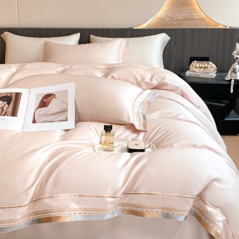 Bedding Luxury Bedspread 12pc Design Bed Sheet Bedding Sets Collections With Curtains Hotel Design Bedding Set
