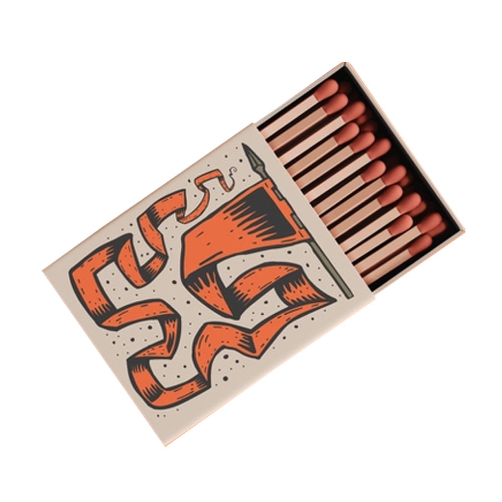 Custom Personalized Candles Cigarettes Match Sticks Collection Customized Match Box With Matches