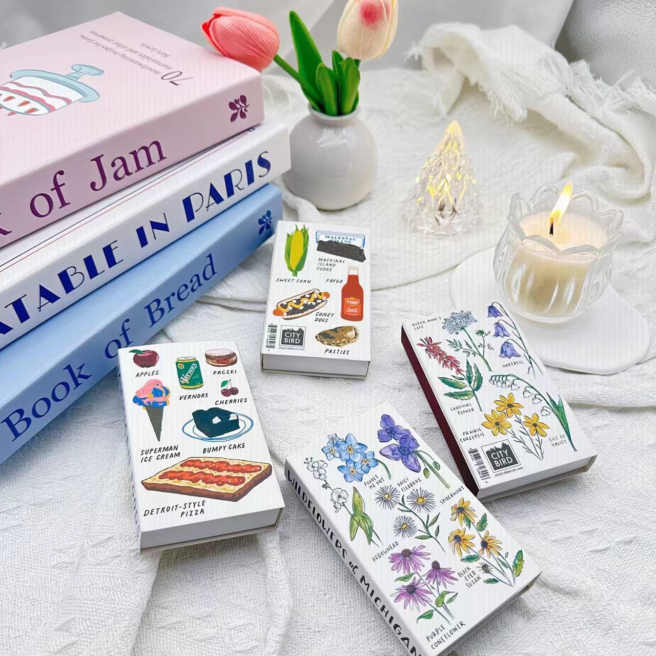 2024 INS Match box customize advertising hotel 4inch wooden tip packing long safety fireplace matches large household box candle