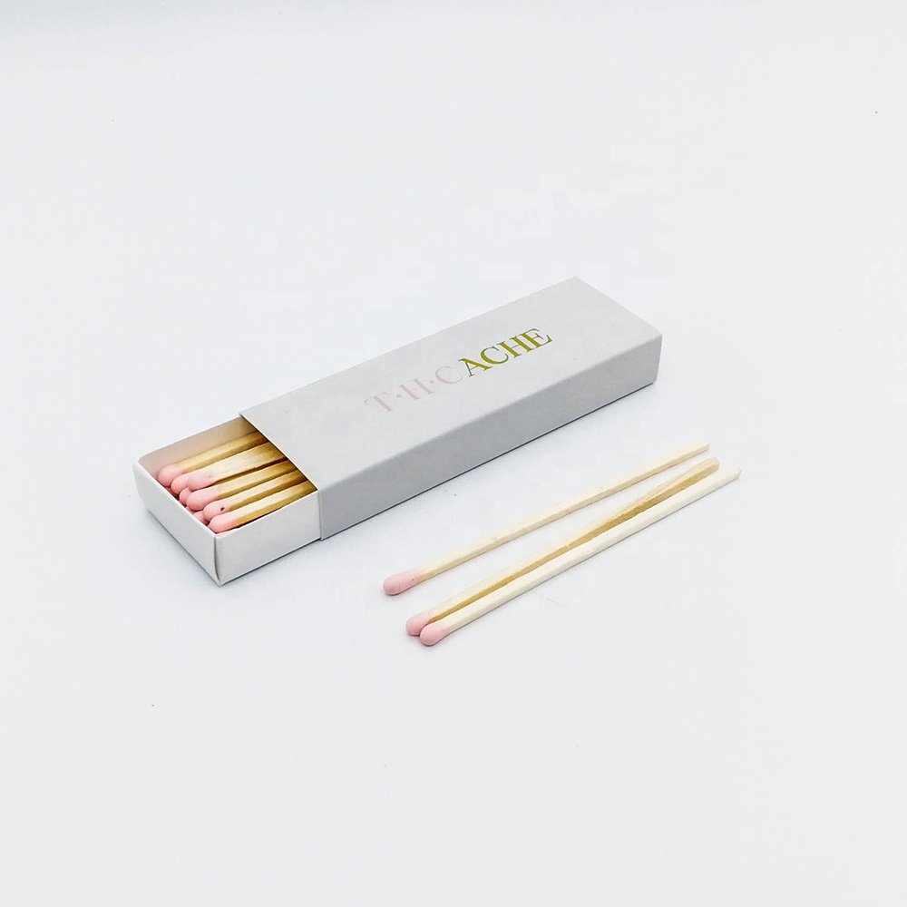 4 inch Colored Long Matchsticks Cigar Match Box Wholesale