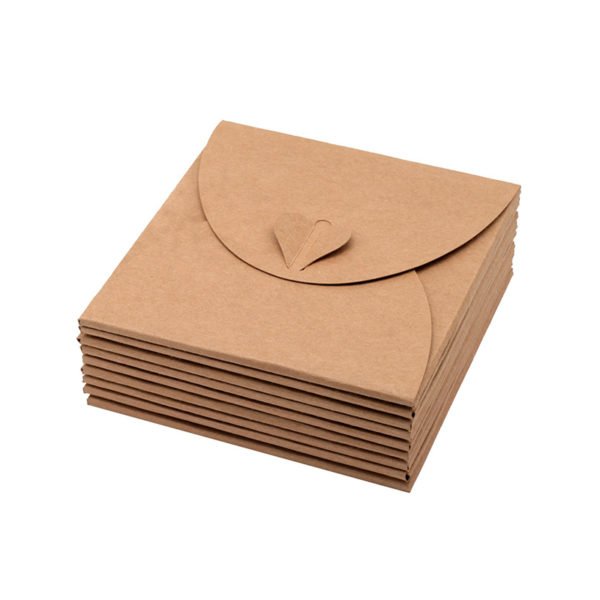 13*13cm Kraft Paper DVD Sleeve CD Packaging Box Cases CD DVD Packing Cover Holder Boxes Envelopes