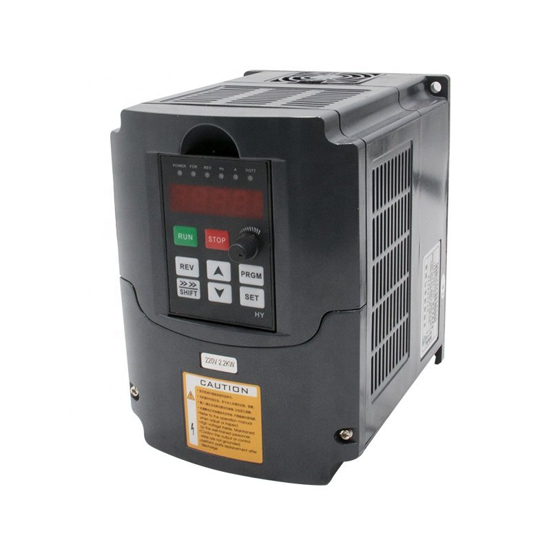 HLTNC Variable frequency drive 2.2KW 110V/220V/380V VFD can match with 1.5kw or 2.2kw air or water spindle for cnc