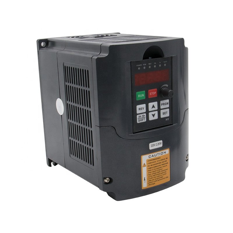 HLTNC Variable frequency drive 2.2KW 110V/220V/380V VFD can match with 1.5kw or 2.2kw air or water spindle for cnc