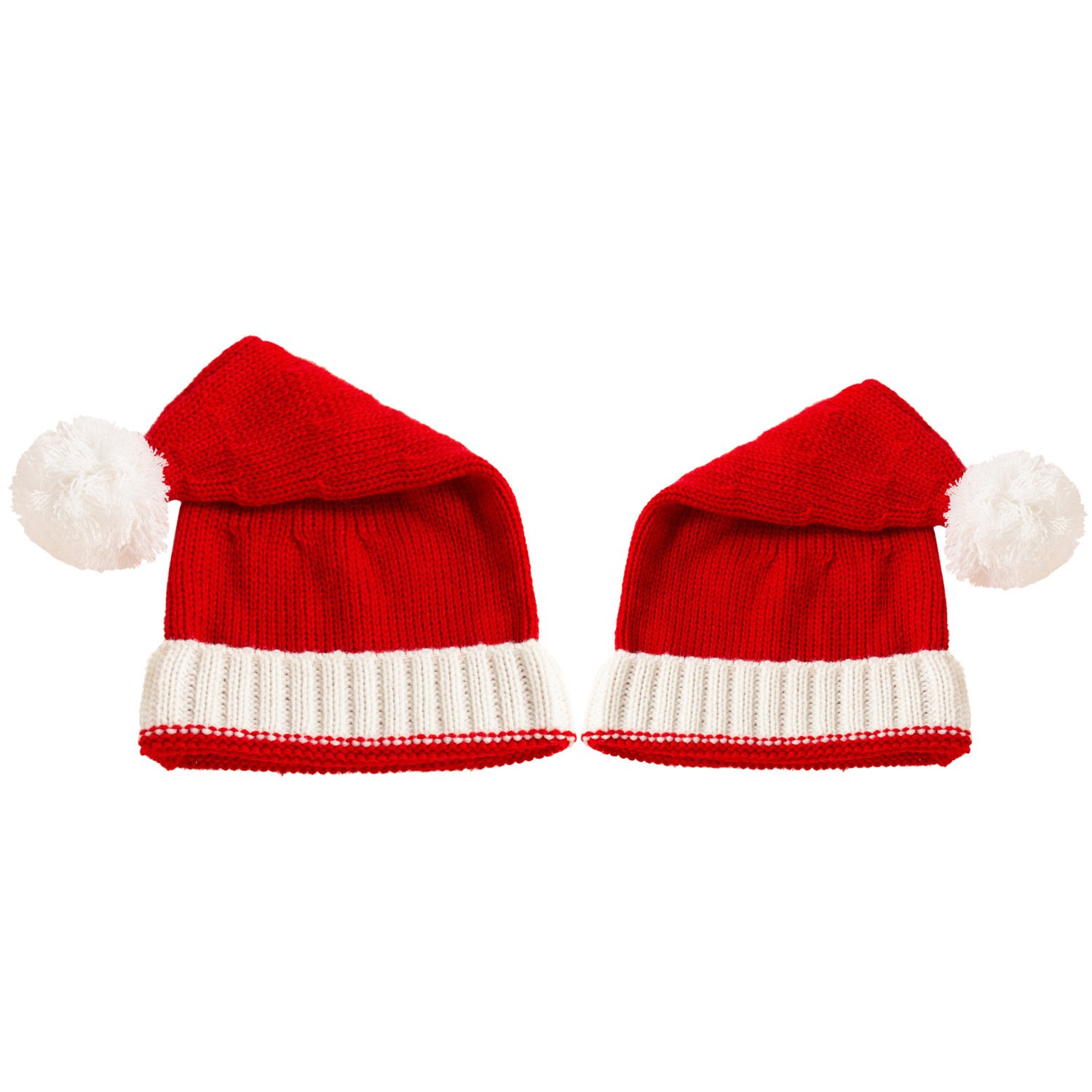 Family Matching Christmas Hat Winter Warmer Mother & Baby Knit Cap Xmas Parent-Child Pom Beanie Hat Santaa Crochet Hats