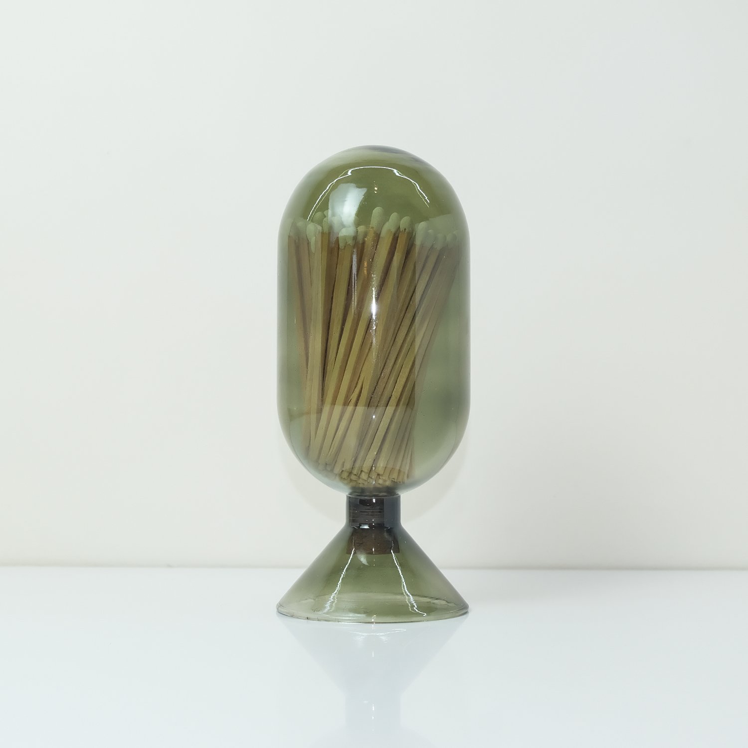 Wholesale Customized Match Decorative Custom Logo Long Wooden Stick Glass Bottle Of matches with logo