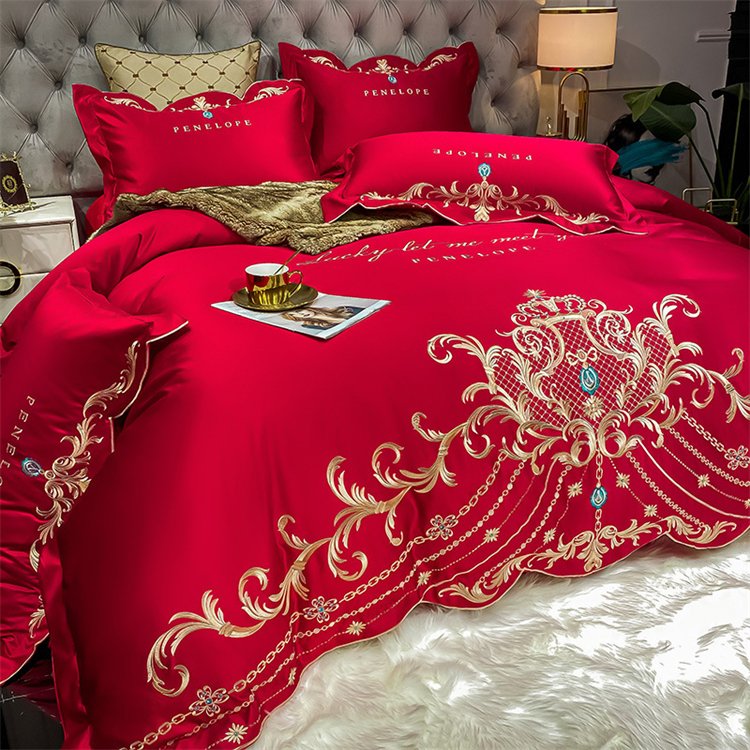 Microfiber printed 3 pcs in 1 bedroom bed duvet cover bed sheet curtain bedding sets with matching curtains