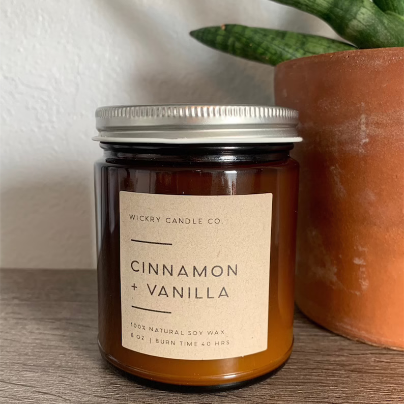 scented christmas candles private label customized soy scented candle home decoration wedding birthday caramel vanilla candle