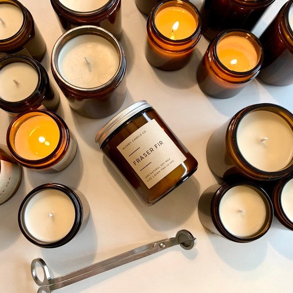 scented christmas candles private label customized soy scented candle home decoration wedding birthday caramel vanilla candle