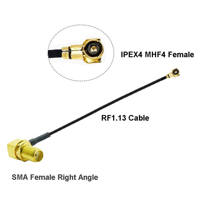 SMA Female To UFL IPEX RF Pigtail Cable RF1.13 10CM