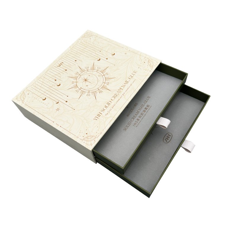 Luxury Custom Rigid Cardboard Sliding Drawer Sleeved Packaging Box All Glass Incense Sticks 510 Device Match Embossed Paperboard